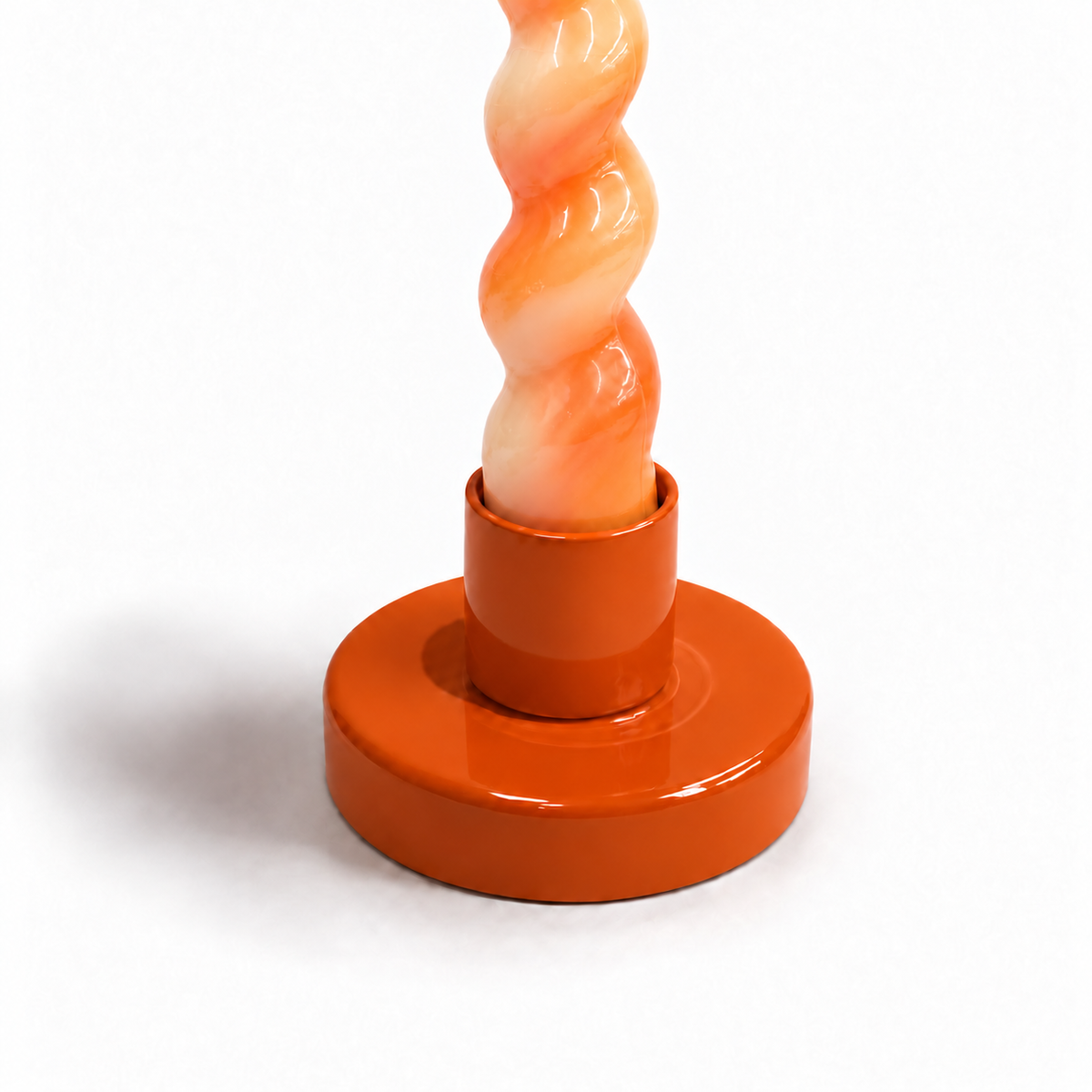 Miko Candle Stand - Orange