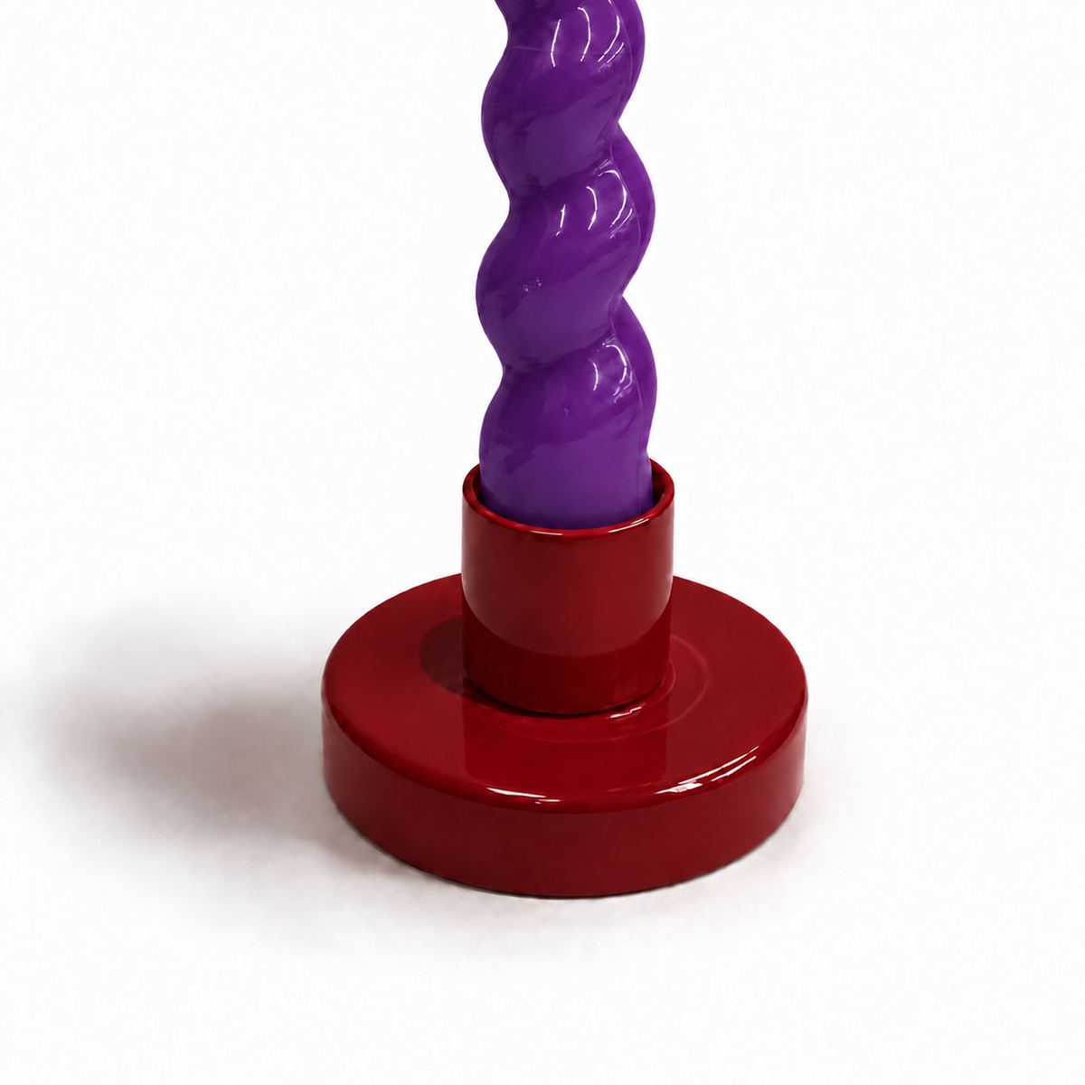 Miko Candle Stand - Red