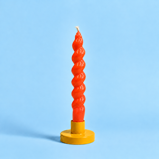 Miko Candle Stand - Yellow